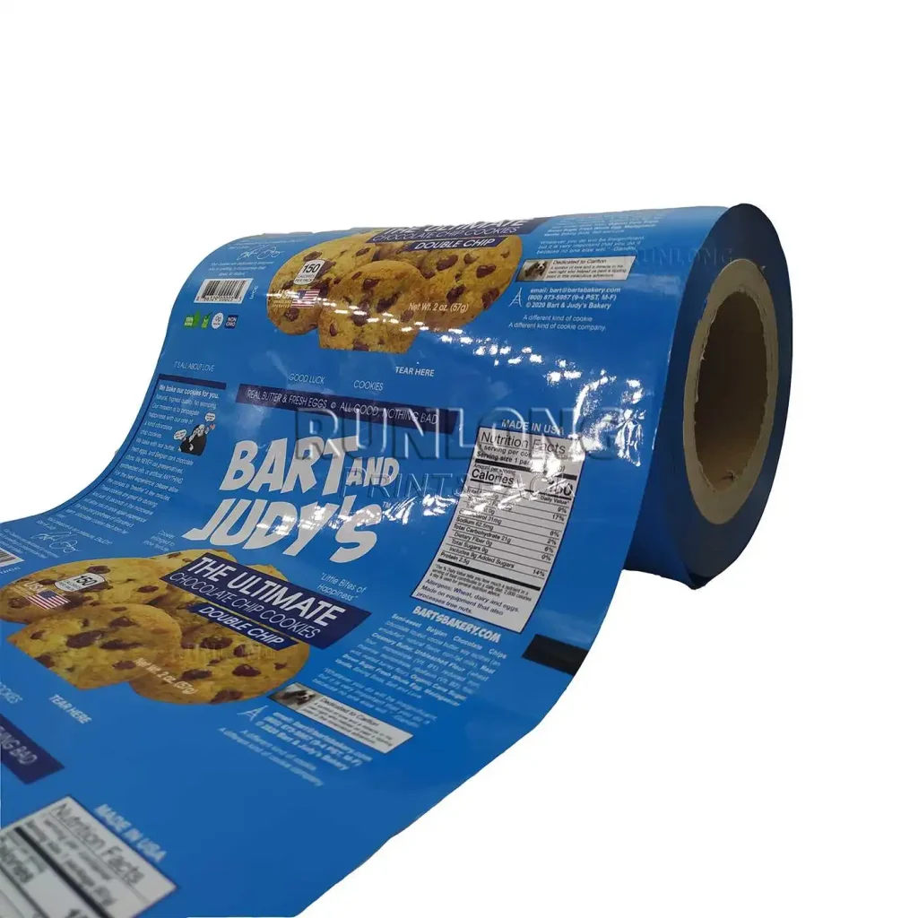 Cookie packaging film