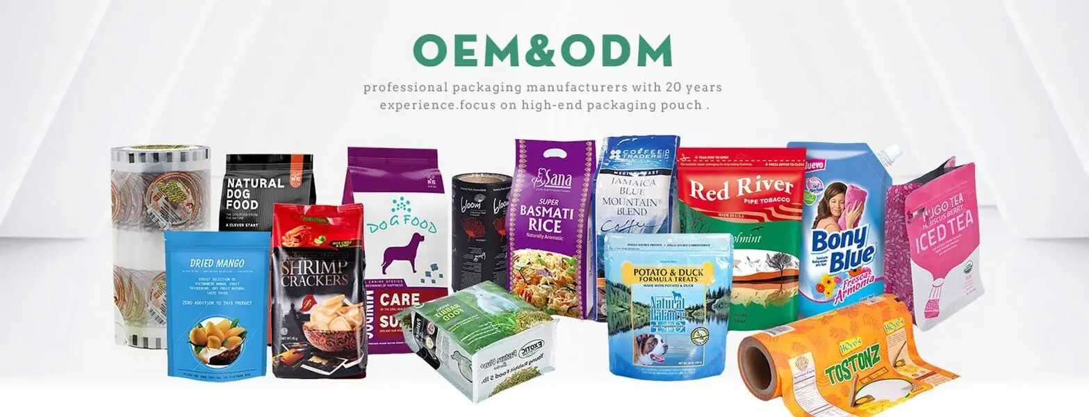 Custom OEM Flexible Packaging Bags Service