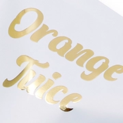 Gold foil finish for premium custom cannabis Mylar bags