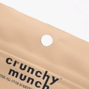Round hang hole for flexible packaging bags