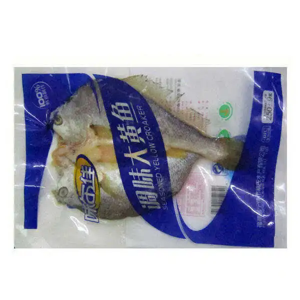 Custom frozen seafood packaging bag for whole fish and frozen seafood products