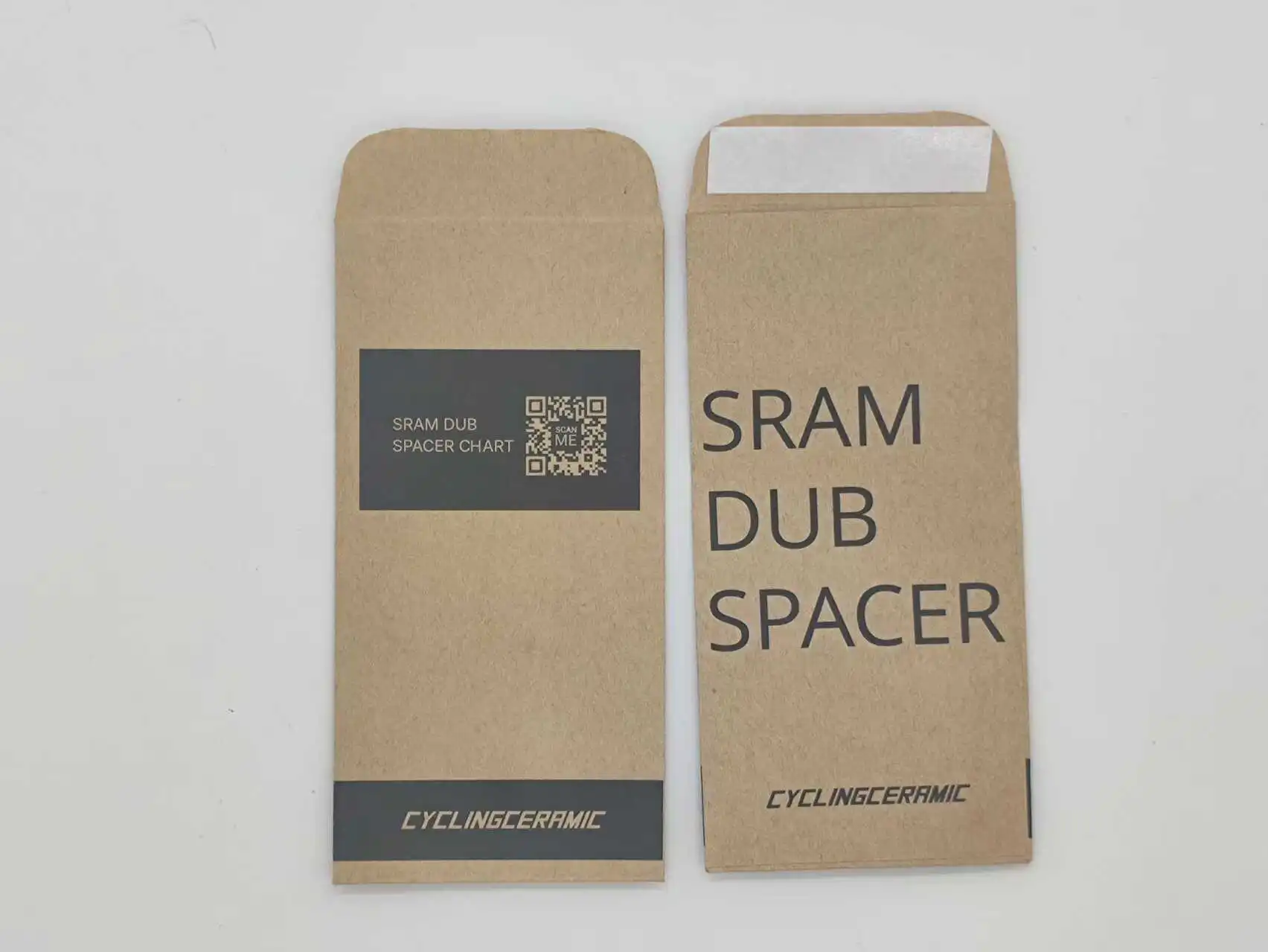 Custom kraft paper sleeve packaging produced for a French cycling products customer