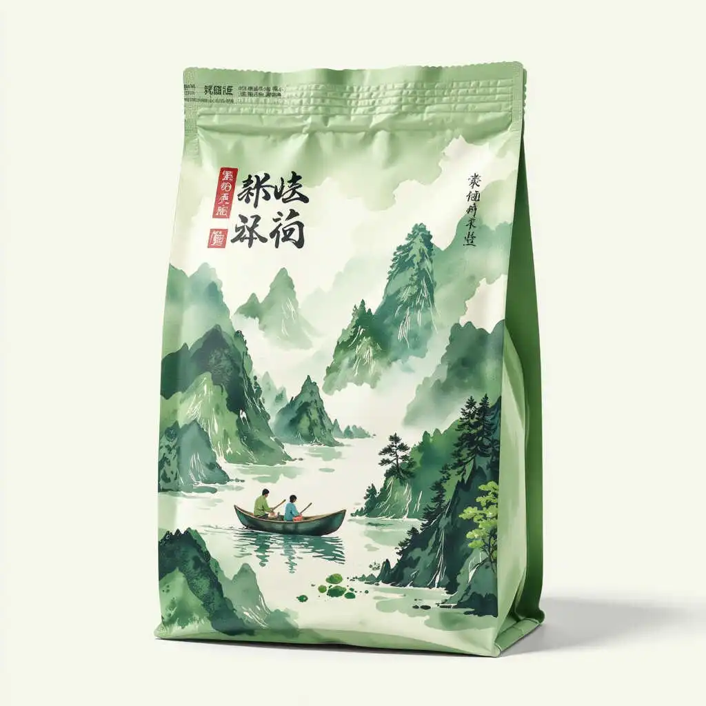 Premium custom printed loose leaf tea packaging bag