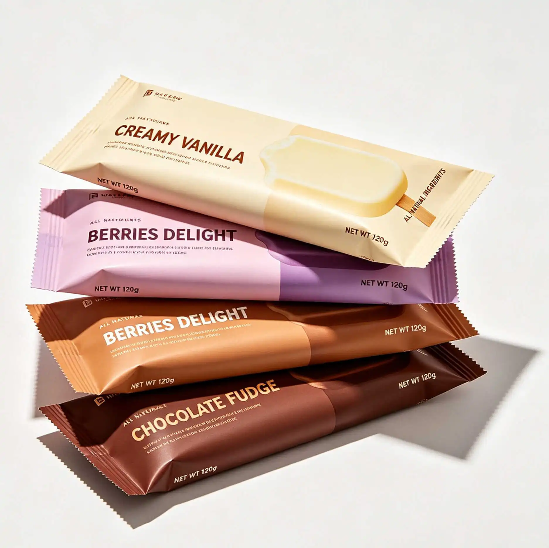 packaging-bags.webpCustom printed packaging bags for chocolate vanilla and strawberry ice cream bars