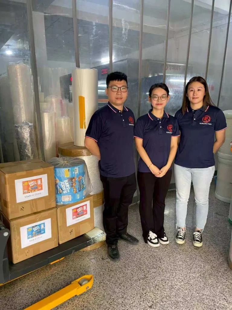 Runlong Pack team with packaging produced for a long-term U.S. pet-care customer