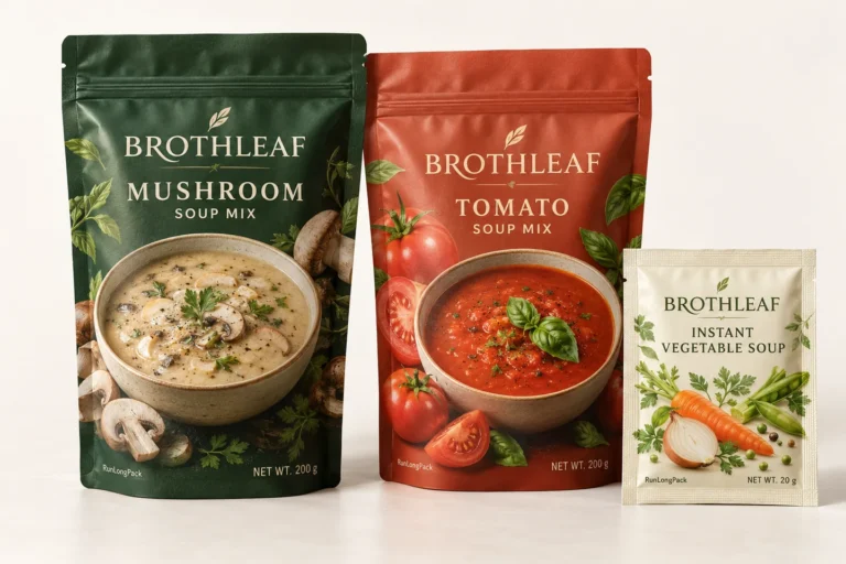 Custom Instant Soup Powder Packaging
