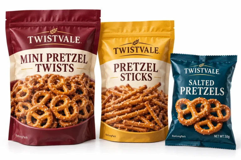 Custom Pretzel Packaging Bags