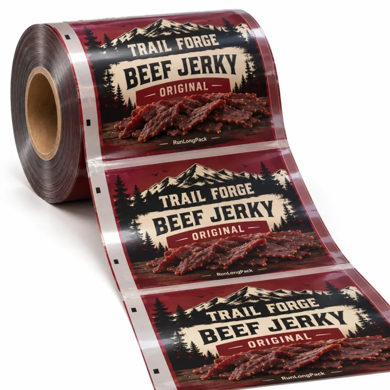 Custom Printed Jerky Packaging Rollstock