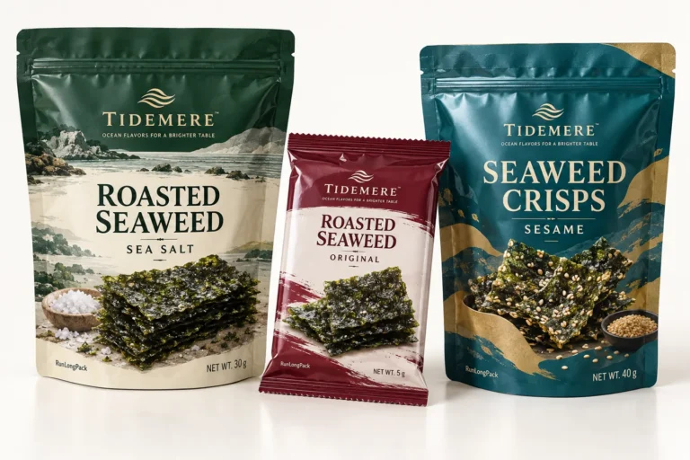 Custom Seaweed Snack Packaging Bags